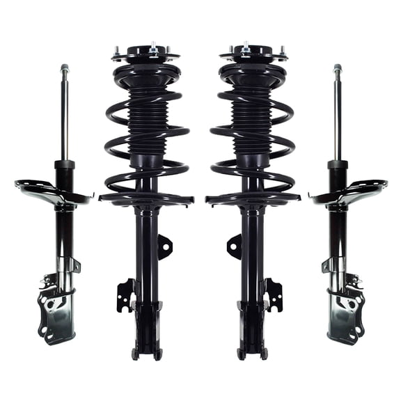 Set of 4 Front Quick Complete Strut-Coil Spring-Rear Strut For 2013-2016 Toyota Venza FWD