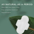 thumbnail image 7 of Veeda Natural Cotton Ultra-Thin Day Pads with Wings, Heavy Flow, Hypoallergenic, Unscented, Chlorine-Free – 42 Count, 7 of 7