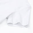 thumbnail image 4 of SUNSIOM Chemises en Coton-Lin à Manches Courtes pour Hommes Col Bande Bouton T-shirt d'Été, 4 of 5