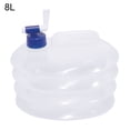 thumbnail image 1 of Seau d'Eau Pliable Transparent Extérieur 3/5/8/10/15l avec Robinet, 1 of 12