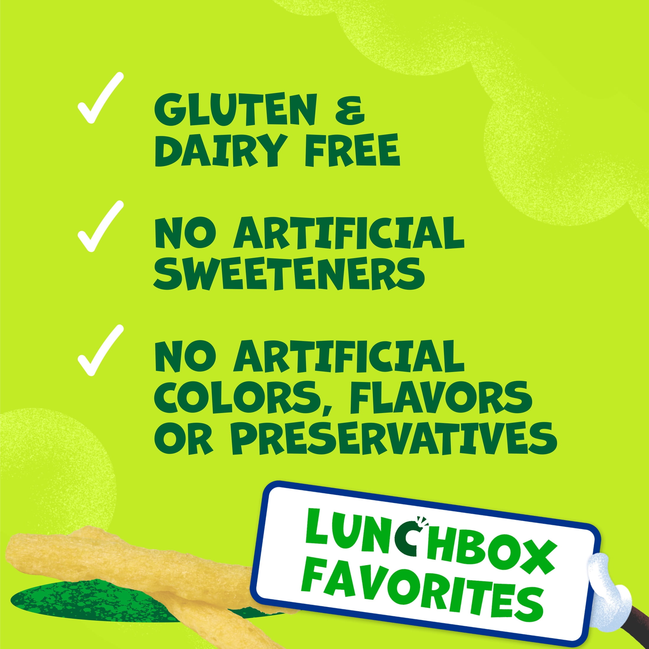 Goodies Sea Salt Sweet Potato Sticks Gluten Free Kids Snack, Non-GMO, 8 snack packs