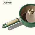 thumbnail image 4 of Carote 18-Piece Pots and Pans Set, Nonstick Cookware with Lids, Induction Compatible, Kitchen Cooking Set with Utensils & Protectors, Green, 4 of 8