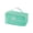 Mint Green, variant on LEHOZIHEQ Mesh Cosmetic Bag, Foldable Travel Toiletry Bag, Transparent Mesh, Foldable Lightweight Build, Multi-Use Storage For Cosmetics Travel Supplies