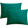 thumbnail image 3 of FLXXIE Paquete de 2 fundas de almohada estándar de microfibra, 1800 fundas de almohada súper suaves con cierre de sobre, fundas de almohada resistentes a las arrugas, la decoloración y las manchas par, 3 of 4