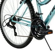 Huffy 26 Rock Creek Mountain Bike, Fits Riders 60+, Teal, Adult, Women's