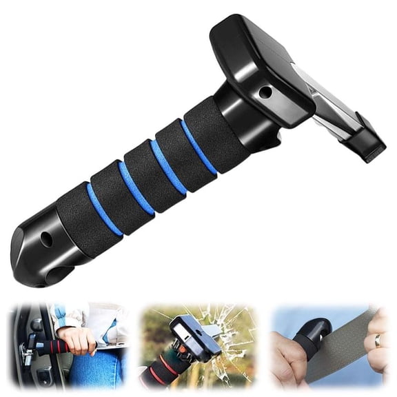 Car Door Handle for Elderly Senior Kit 3-in-1 with Firm Grip, Multifunctional Design for Handicapped Assistance and Back Seat Use