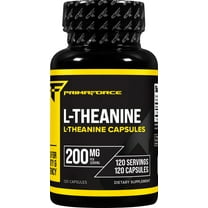 Primaforce L-Theanine Capsules (120 Capsules, 200mg L-Theanine Per Serving) - Theanine Amino Acid Supplement