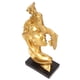 thumbnail image 5 of Dekaim-estatuas De Amantes Besándose, Adorno Romántico Moderno De Resina, Escultura Artística De Resina para Decoración del Hogar(Oro), 5 of 5
