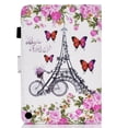 thumbnail image 4 of All-New Kindle Fire HD 8 2020 & Fire HD 8 Plus Tablet Case - Allytech Folio PU Leather Smart Case Cover with Auto Wake/Sleep for Kindle Fire HD 8 Tablet (10th Gen, 2020 Release), Butterfily Tower, 4 of 13