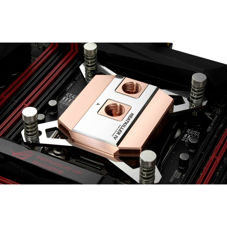 Watercool HEATKILLER IV PRO CPU Water Block For Intel LGA 1150/1200/1700 - Copper/Nickel, Made In Germany