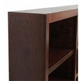 thumbnail image 4 of Pemberly Row Traditional 84" Tall 18-Shelf Triple Wide Wood Bookcase in Cherry, 4 of 6