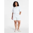 thumbnail image 2 of Time and Tru Women's Fleece Shorts, Size XS-XXXL, 2 of 6