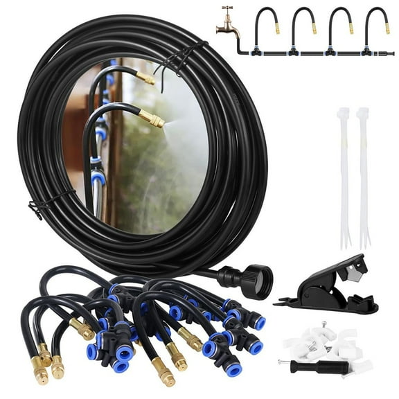 Fankenuo Bendable Drip Irrigation Kit 360 Degree Adjustable Automatic Watering System 5m