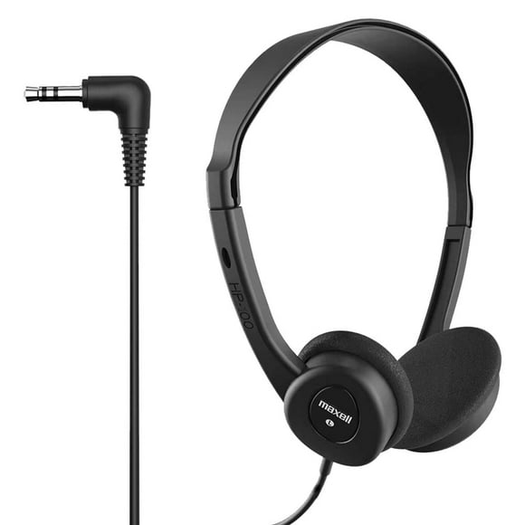 Auriculares estéreo Maxell 190319 3.5 mm con cable negros