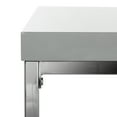 thumbnail image 5 of SAFAVIEH Malone Modern Glam Chrome High Gloss Coffee Table, Grey/Chrome, 5 of 7