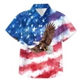 thumbnail image 4 of Karoyedx Girls T Shirt American Flag Shirt Toddler Kids Boys Girls USA Flag Graphic T-Shirt 4th of July Shirt Patriotic Tee Tops Dark Purple Size,11-12 Years, 4 of 4