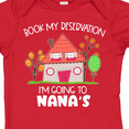 thumbnail image 4 of Inktastic Book My Reservation I'm Going to Nana's- House Boys or Girls Baby Bodysuit, 4 of 5