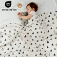 thumbnail image 5 of HECCEI Baby Muslin  Swaddle Blankets 47" x 47",Bamboo Cotton Unisex Newborn Essentials, Soft Check, 5 of 7