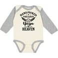 thumbnail image 3 of Inktastic Handpicked for Earth by My Yaya in Heaven with Angel Wings Boys or Girls Long Sleeve Baby Bodysuit, 3 of 5