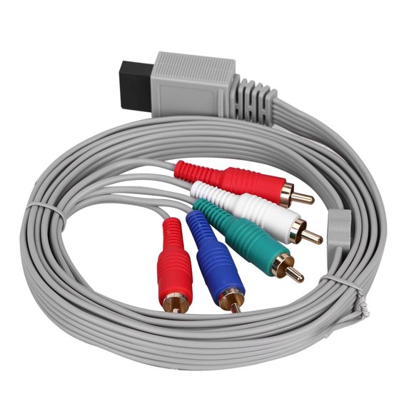 Brandnew High Definition HD Component Audio Video AV Cable Wii U,High Definition AV Audio Componentinterface Adapter Change Audio Cable For Wii HDHDTVAV Video Game Console System Component