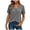 Grey, variant on vigerkar Women's Short Sleeve V Neck Tops Casual Button Down Summer T Shirts Basic Ladies Tees (Navy, XL)