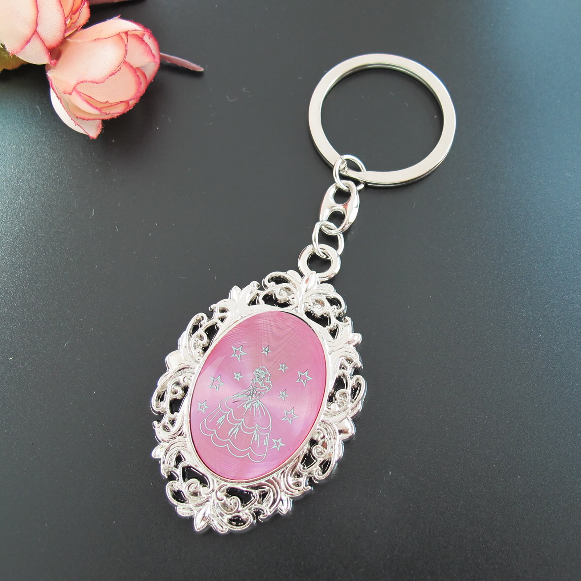 12 Quinceanera Keychain Cinderella Theme Party Favor Sweet 15/ Sweet 16 ...