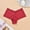 Red, variant on Padded Underwear Women's Large Size High Waist Briefs Breathable Thin Thong Lace Breathable Seamless Underwear Underwear Women Panties Black XXL