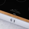 thumbnail image 5 of Bosch Net86uc 37" Wide 5 Burner Electric Cooktop - Black, 5 of 7