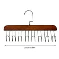 Non Multi Hook Clothes And Hat Rack Multifunctional Solid Wood Clothes ...