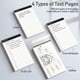 thumbnail image 2 of Juego de Porta Bloc de Notas WEMATE con Cuadernillo de Bolsillo y 8 Recargables, 2 of 8