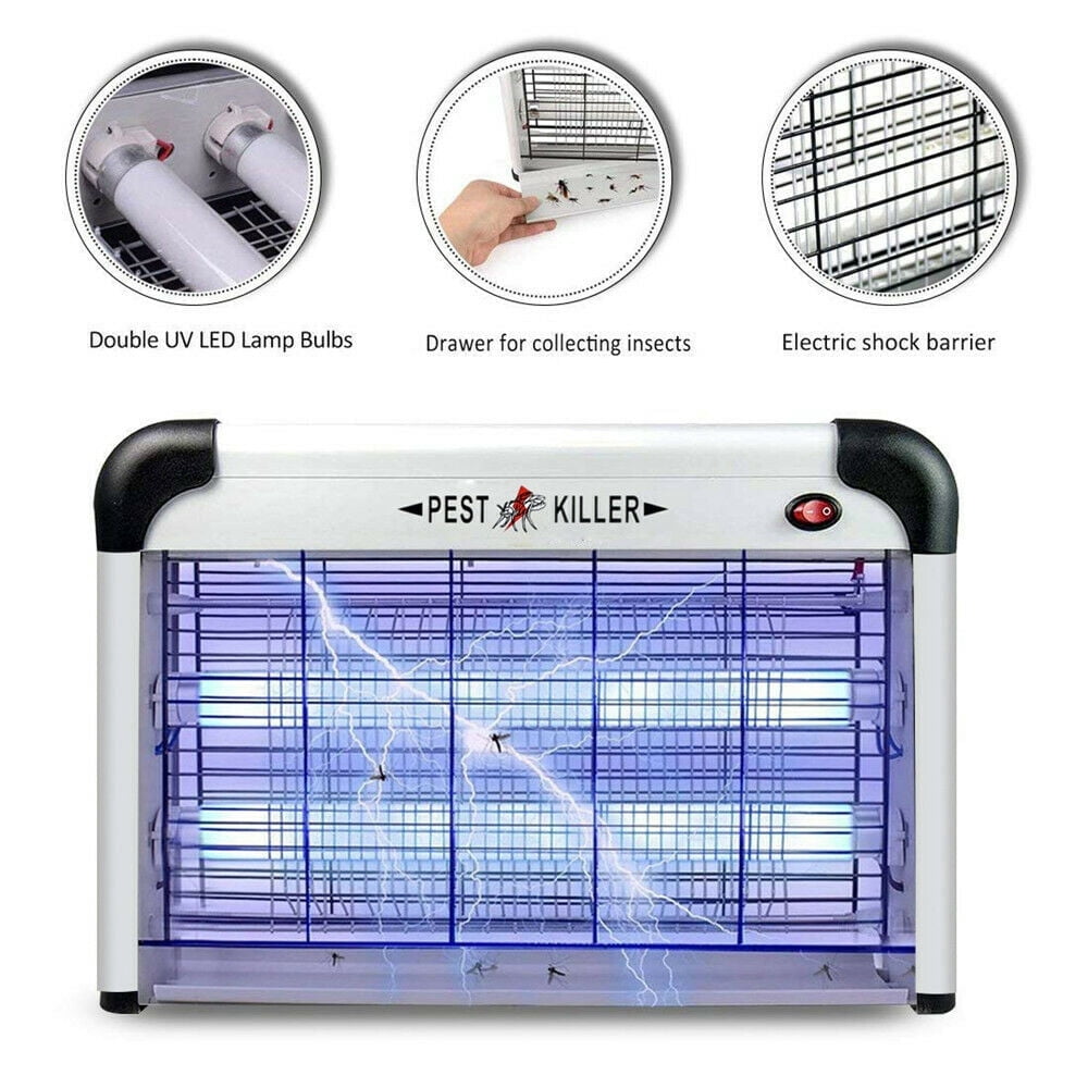 LINKPAL Bug Zapper & Electric Indoor Insect Killer Mosquito, Bug, Fly traps & Other Pests Killer[2025 Upgraded] - Powerful 2800V Grid 20W Bulbs - Indoor Use Only