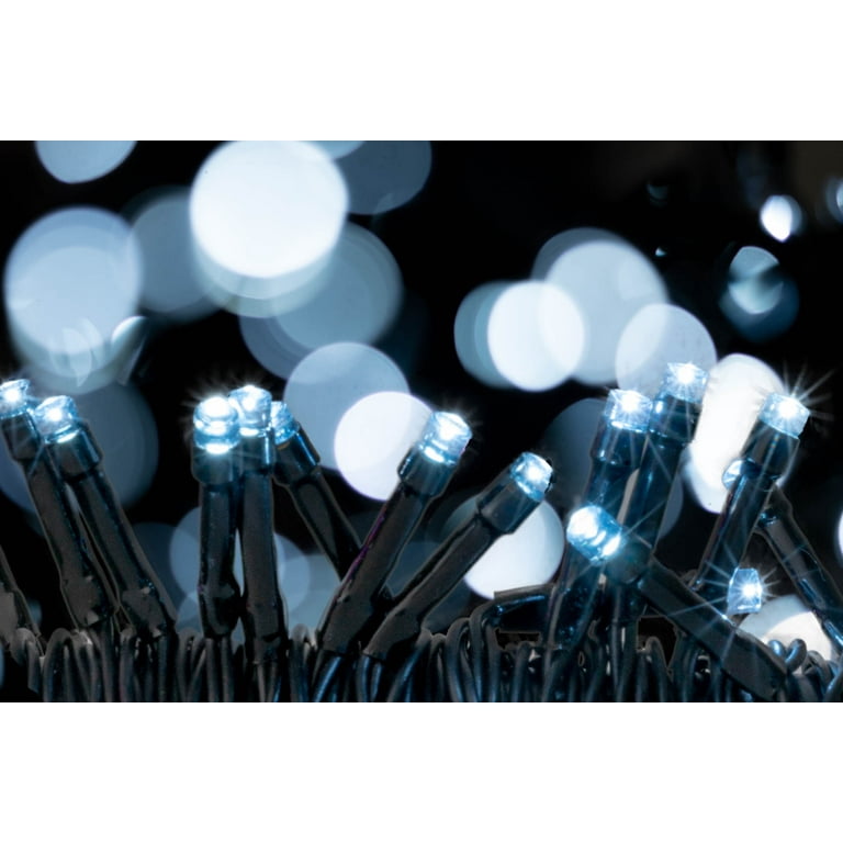 125 Solar Powered LED String Lights, 68 Feet - Blue 125 Solar Powered LED String Lights, 68 Feet - Blue