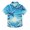 Airplanes Flying in Sky, variant on Dailycode Small Short Sleeve Button Down Shirts Cute Cartoon Rainbow Unicorn Casual Shirt 3-10 Years