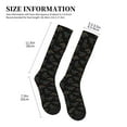 thumbnail image 4 of Sikiie Neon Dinosaur 1 Pairs Compression Socks for Men and Women 15-20 mmHg Running Support Socks, 4 of 7