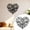 Black, variant on Riforla "Elegant Heart Texture Cutout Art Sign Stunning Wall for Home and Garden""Unique Metal Artwork Intricate Heart Pattern Enhance Your Walls with Style" Hangs Black 50x45x1