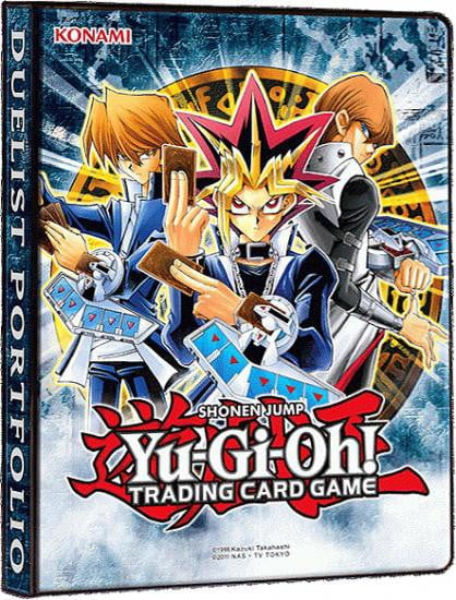 Yu-Gi-Oh Album Duelist Portfolio Konami 20 Seiten 4-Pocket 100 Hüllen Sleeves 