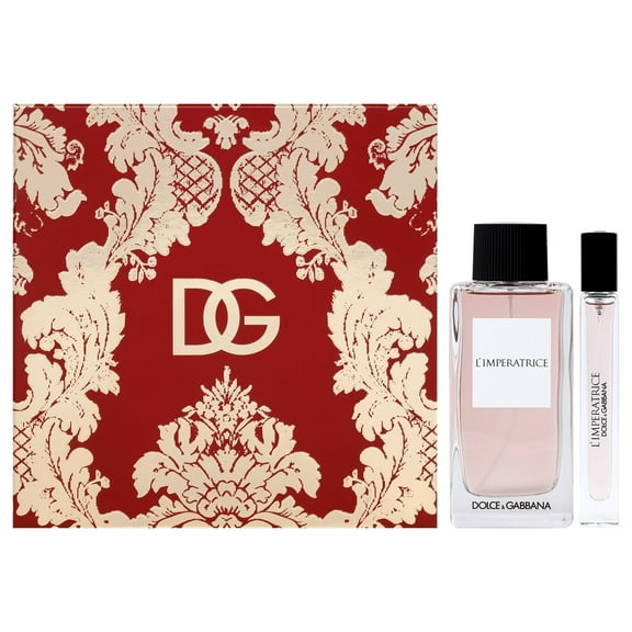 Dolce and Gabbana LImperatrice , 2 Pc Gift Set 3.3oz EDT Spray, 0.33oz EDT Spray