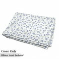 thumbnail image 5 of Floral Floor Pillow Lounger Cover, Vintage Rose Flowers Bouquets Spring Season Theme Dots Green Leaves, Nap Mat Printed Fabric Case for 5 Pillows, 88" x 36", Violet Blue Green White, by Ambesonne, 5 of 5