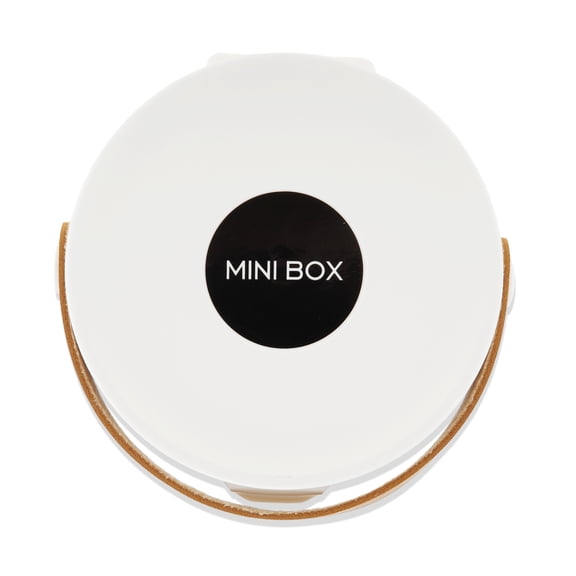 Unique Bargains Round Single-Layer Multi-Function Jewelry Box Organizer White