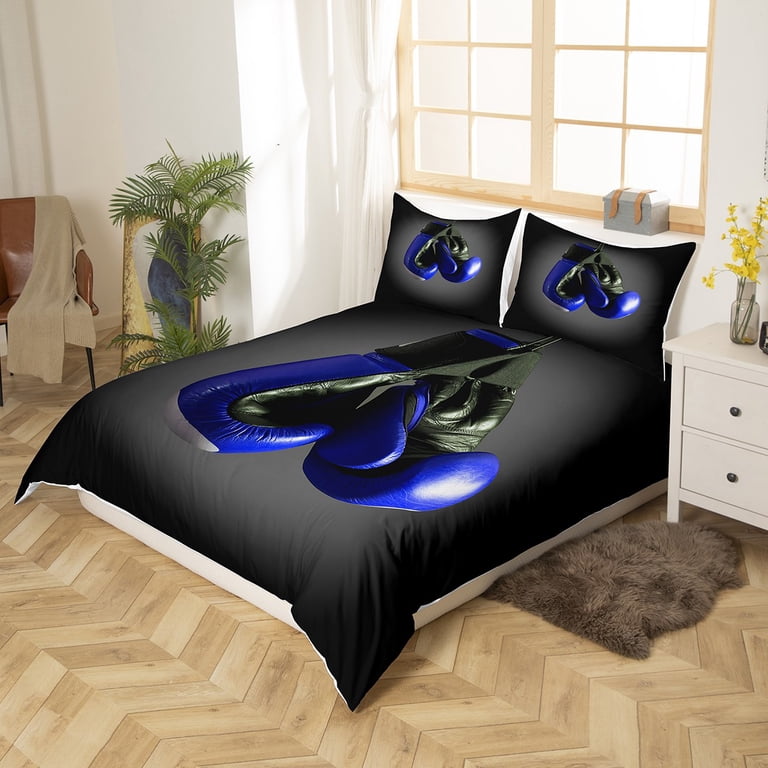 Halloween Bedding Boxing Gloves Pattern Duvet Cover Set - Single Size ...