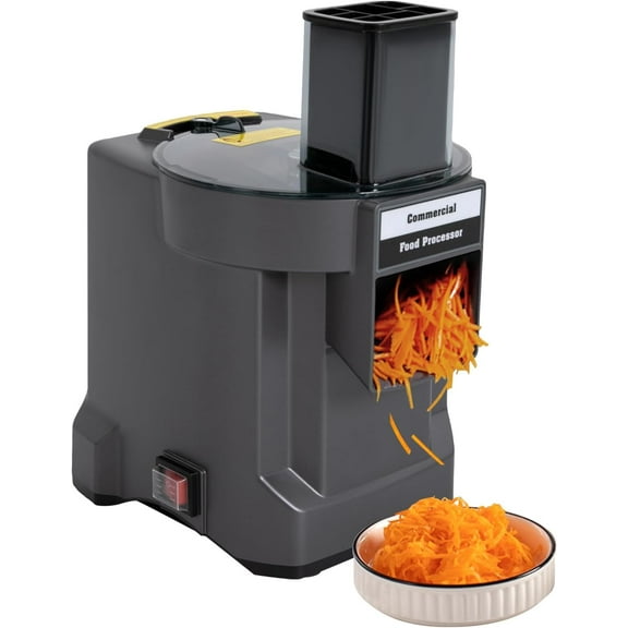 3-In-1 Commercial Vegetable Cutter, 110V Heavy Duty Multifunctional Vegetable Processor Electric Vegetables Chopper Salad Maker Food Processor Grater Slicer Dicer Machine for Home Kitchen Use