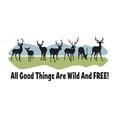 thumbnail image 2 of Outdoor Scenes Wall Decals for Boy's Bedroom - Mountain Landscape with Deers Wall Sticker Decal With Easy Installation Instructions Kid's Bedroom Decal Wall Sticker - Size: 40 In x 20 In, 2 of 5