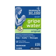 Mommys Bliss Gripe Water Original, Relieves Stomach and Gas Discomfort, 2 fl oz