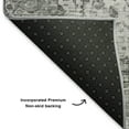 thumbnail image 5 of Addison Rugs Mayfield Premium Machine Washable Traditional Border Gray Rectangle Rug, 8' x 10', 5 of 7