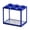 Blue, variant on Giaone Clear Safe Stackable Fish Tanks 6 Clear Compartments Modern Styles Desktop Aquarium Easy to for Home