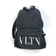 thumbnail image 1 of Pre-Owned Valentino Bag Backpack Backpack Black White (Good), 1 of 14
