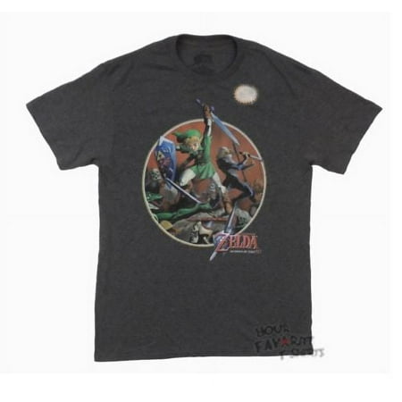 Zelda Link Sword Fight Nintendo Adult T-Shirt