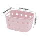 thumbnail image 3 of Almacenamiento y organización del baño, cesta de plástico para guardar artículos diversos del hogar, armario de escritorio, cesta rectangular pequeña, cesta transparente para el baño, estante para gua, 3 of 6
