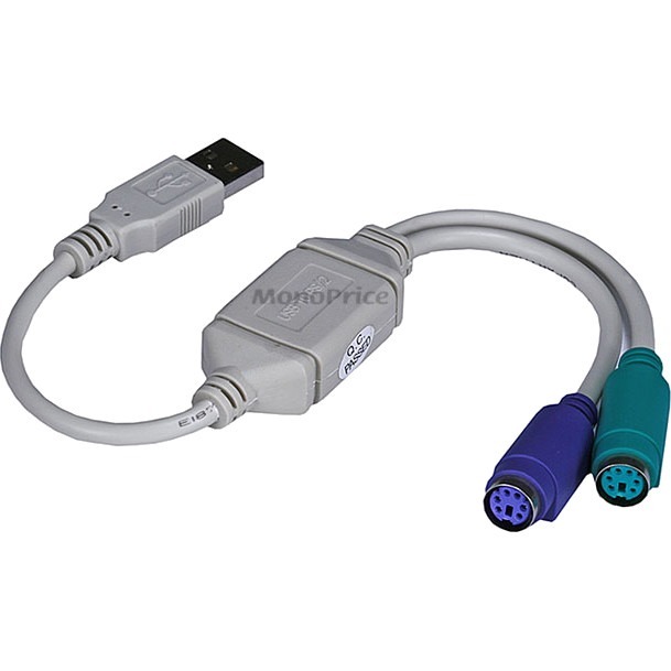USB to PS/2 Dual PS2 Converter Adapter