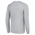 thumbnail image 3 of Men's Starter Heather Gray Anaheim Ducks Retro Graphic Long Sleeve Crew T-Shirt, 3 of 3